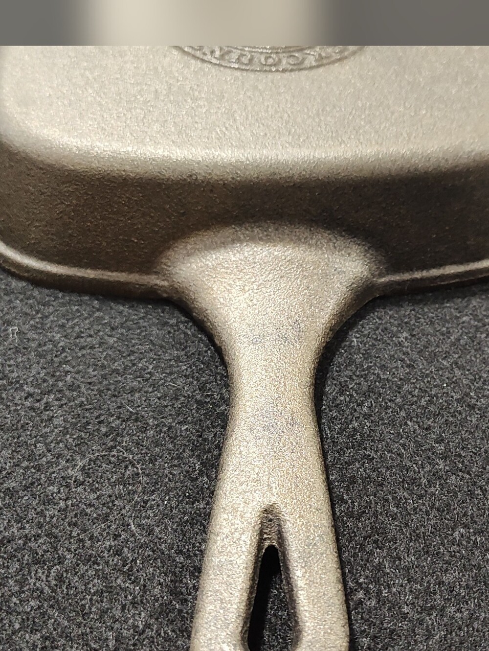 Backcountry Iron Cast Iron 8" Medium Square Grill Pan W/Assist Handle - Seasoned - Picture 8 of 12
